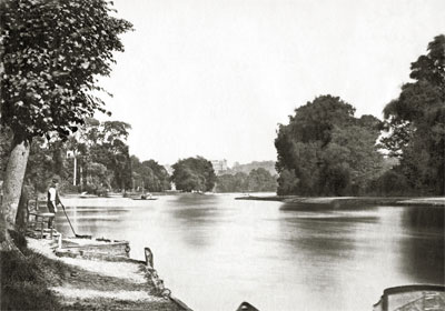 View from Eel Pie Island, photograph by Henry Taunt, reproduced by permission of Oxfordshire County Council OCL 11331