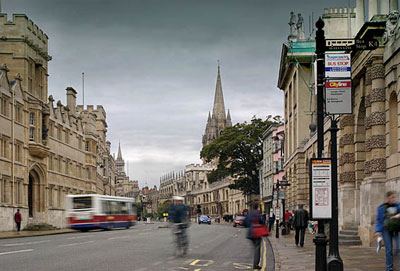 Oxford High Street now, copyright Graham Diprose & Jeff Robins