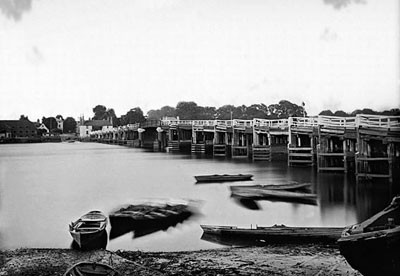 Putney Old Bridge c1875, photograph by Henry Taunt, reproduced by permission of National Heritage.NMR CC41/00090