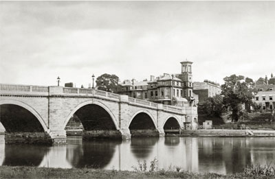 Richmond Bridge 1860-87, photograph by Henry Taunt, reproduced by permission of English Heritage.NMR AL0488/066/02