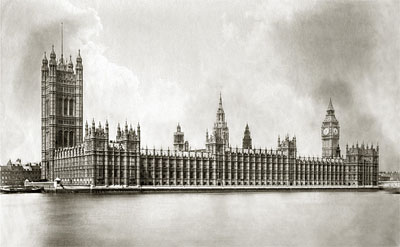 Houses of Parliament 1875, photograph by Henry Taunt, reproduced by permission of Oxfordshire County Council OCL10950/52