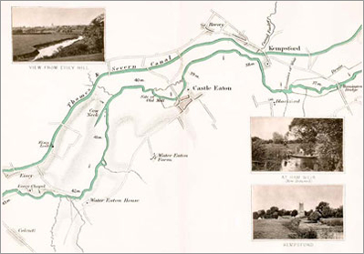 Map: Cricklade to Hannington Bridge