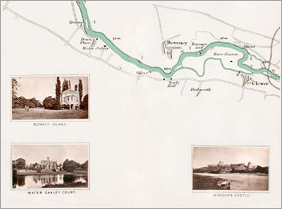 Map: Monkey Island to Windsor Railway Bridge, digitised by Graham Diprose & Jeff Robins, copyright Graham Diprose & Jeff Robins